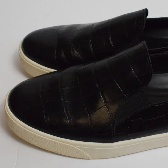 Cole Haan Women's Black Snakeskin Loafers Casual Slip On Leather Sneakers - 8.5 - Picture 5 of 12